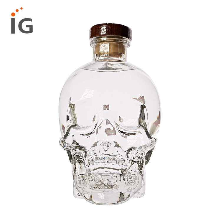 Creative Bottles Crystal Skull Vodka Wine Bottle Beer Bottle