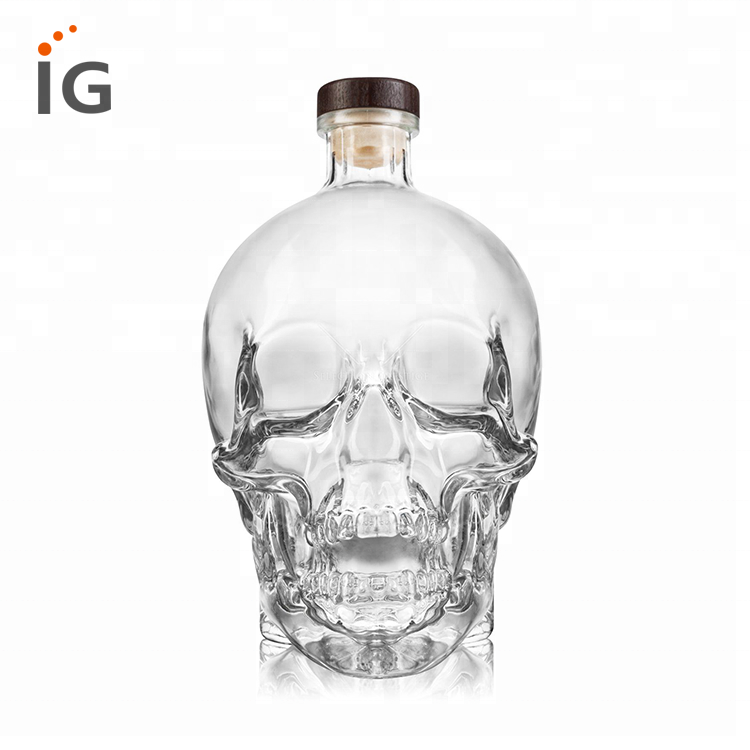 Creative Bottles Crystal Skull Vodka Wine Bottle Beer Bottle