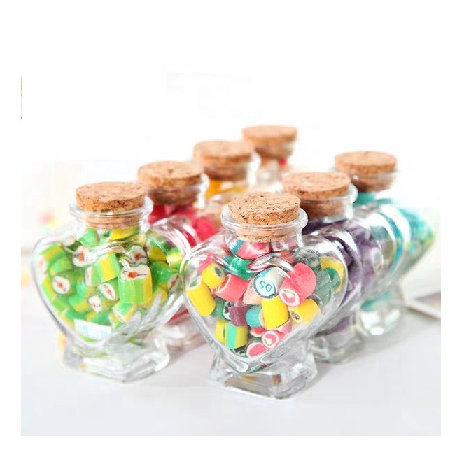 Creative Christmas mini candy glass jar for children