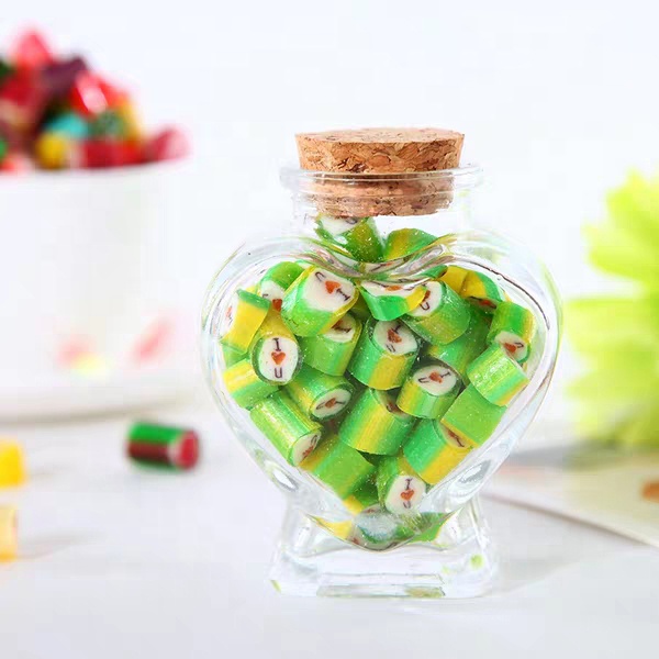 Creative Christmas mini candy glass jar for children