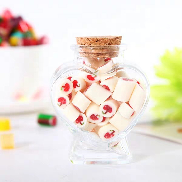 Creative Christmas mini candy glass jar for children