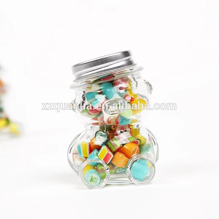 Creative Christmas mini candy glass jar for children