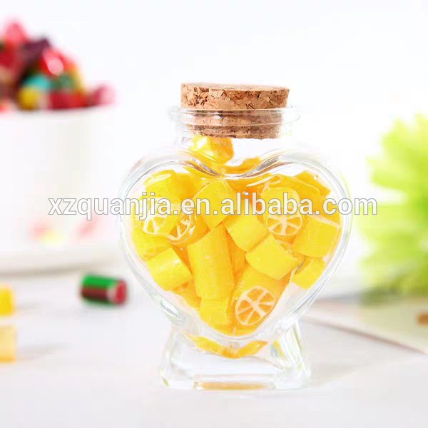 Creative Christmas mini candy glass jar for children
