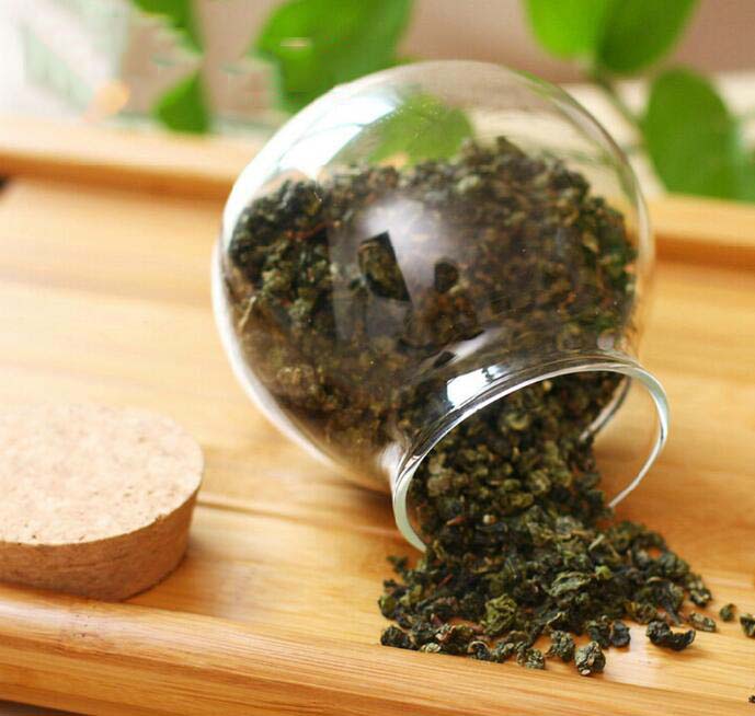 Creative Design Handmade Round Glass Containers With Lids High Borosilicate Glass Food Canisters With Cork
