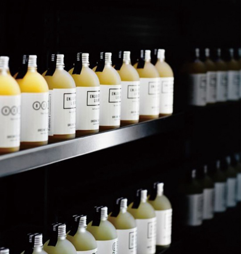 Creative Ins Drink Fruit Juice Bottle Cold Coffee Milk Tea Mug Glass Portable Brine Scrub Fruit Bottle