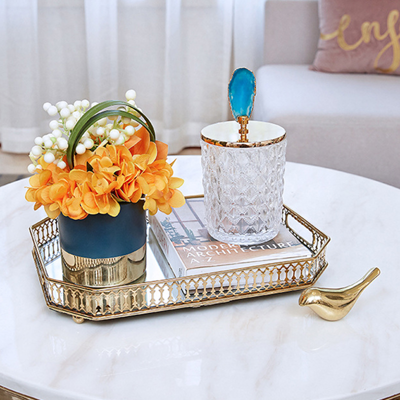 Creative Light Luxury Candy Jar Living Room Coffee Table Porch Storage Decoration
