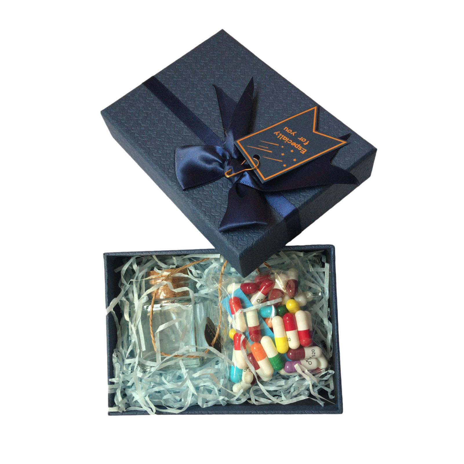 Creative Love Pills Gift Rolls Pills Lucky Wishing Bottle Capsule Love Letterhead Stationery Paper Envelopes Random Color