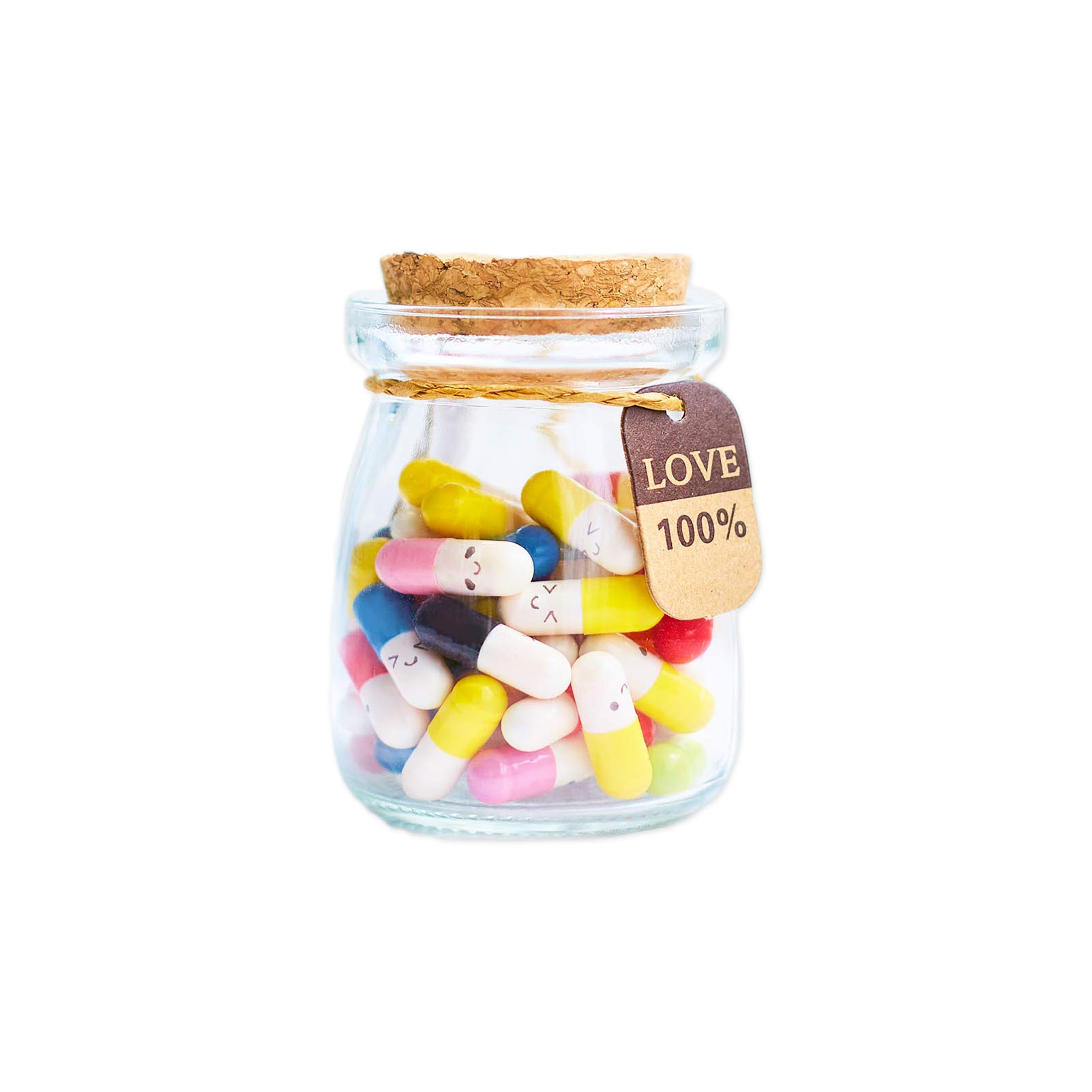 Creative Love Pills Gift Rolls Pills Lucky Wishing Bottle Capsule Love Letterhead Stationery Paper Envelopes Random Color