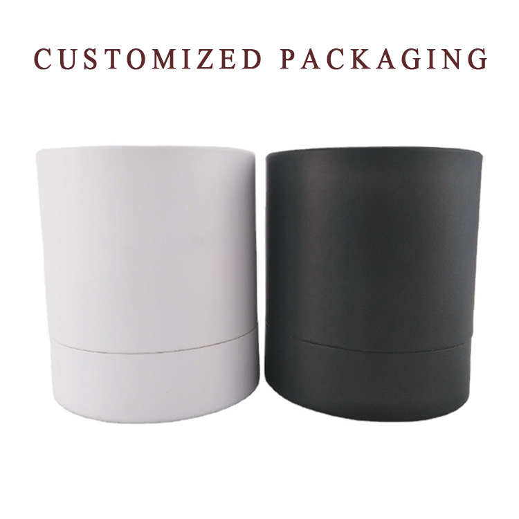 Creative Multi-Color Frosted Transparent Candle Jars With Wooden Lids Black Candle Jars