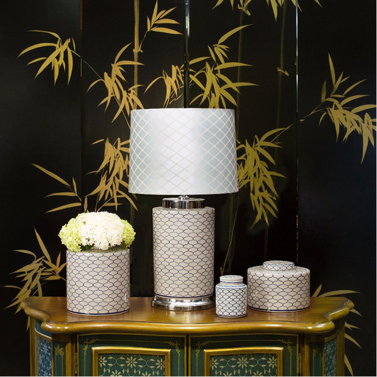 Creative blue and white Ginger decorations storage ceramic jars