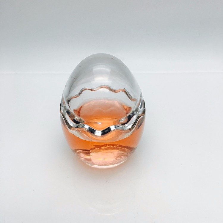 Creative egg shaped glass mousse yogurt cake jar jelly pudding cup