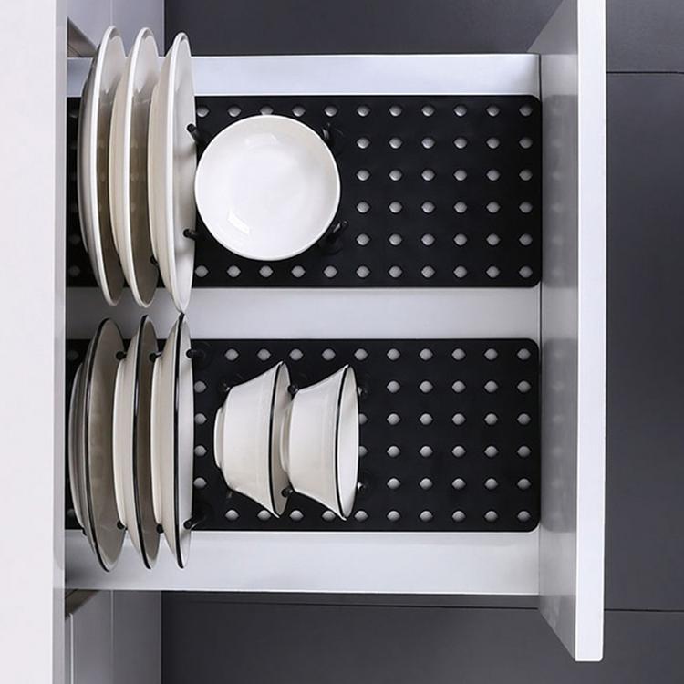 Creative retractable adjustable drain dish rack drawer type divider dishes and cups rack storage kitchen tools