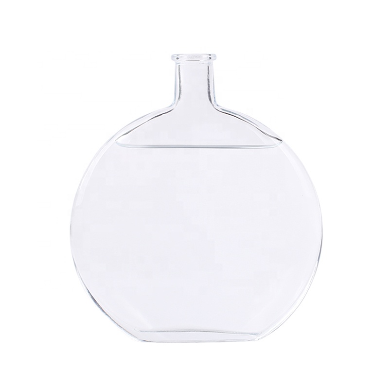 Creative round top grade 250ml 500ml wine glass bottle milk tea drink juice bottle