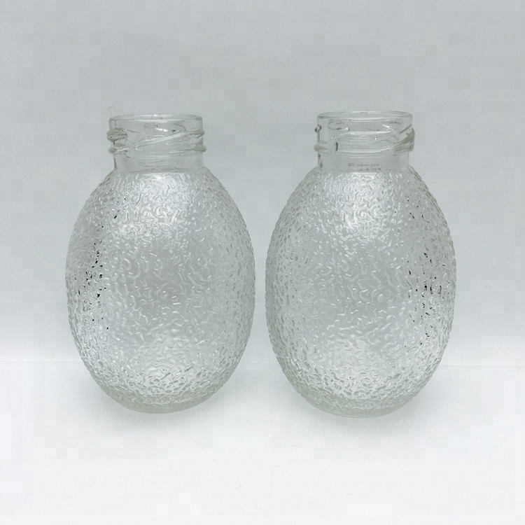 Creative shape glass fruit juice bottle 8oz 250ml wholesale