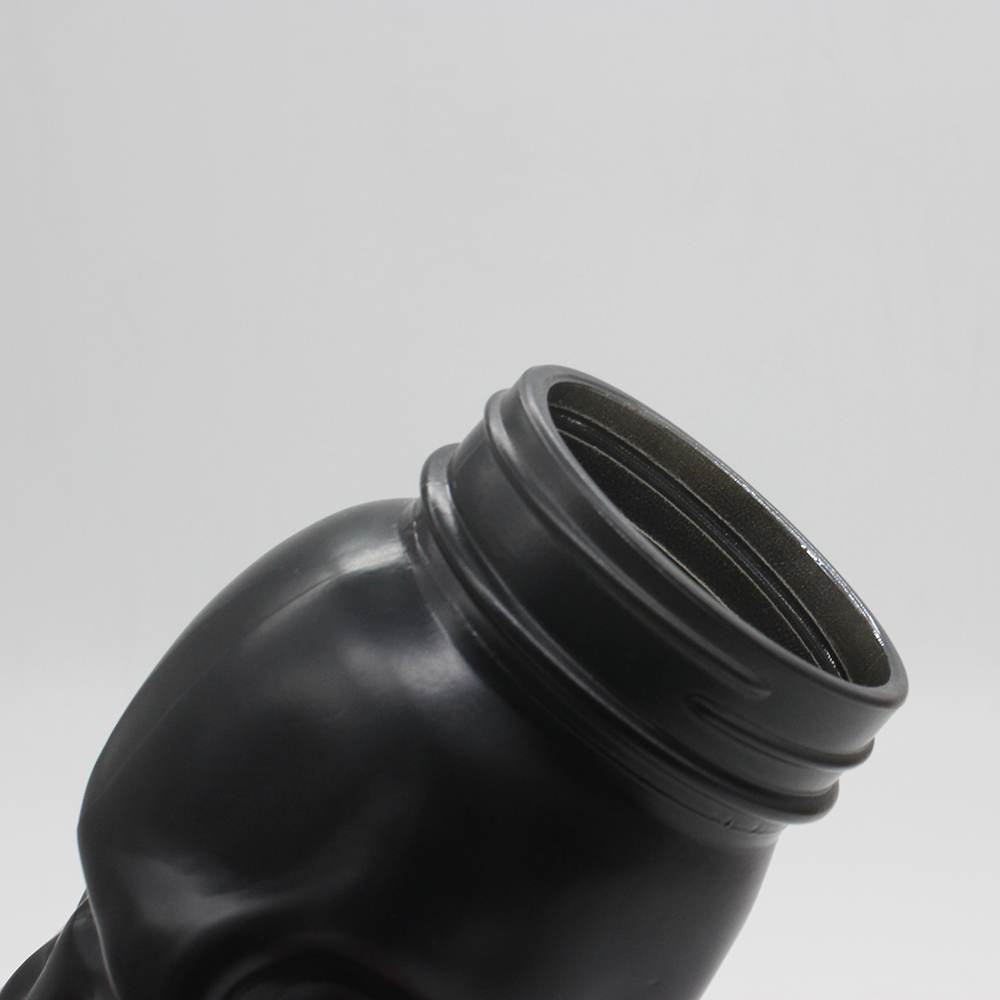 Creative xuzhou wholesale 350ml 450ml 500ml Skull Mason Jar With Handle and metal lid