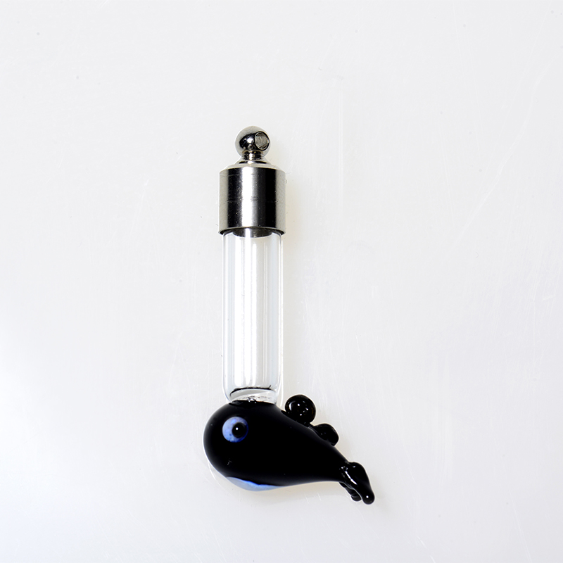 Cross hourglass heart round 1ml perfume glass tube small glass vial pendant essential oil bottle glass tube wishing bottle