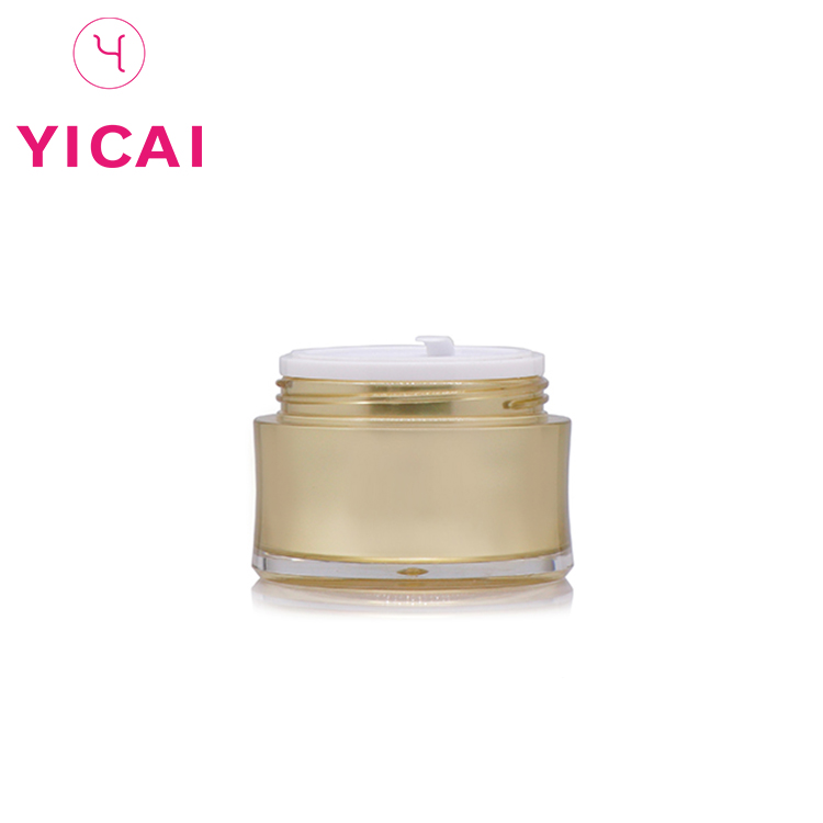 Crown Cap Plastic Cosmetic Jar Acrylic 15g Mini Cosmetic Eye Cream Cream Jar