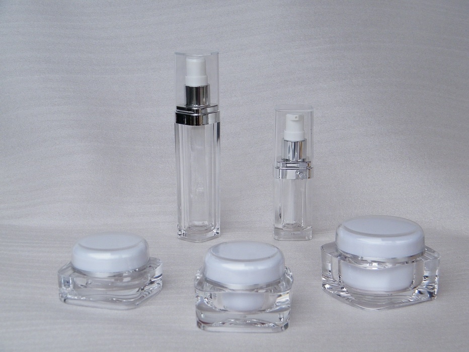 Crystal Clear 5g 15g 30g 50g Plastic Cosmetic Acrylic Jar