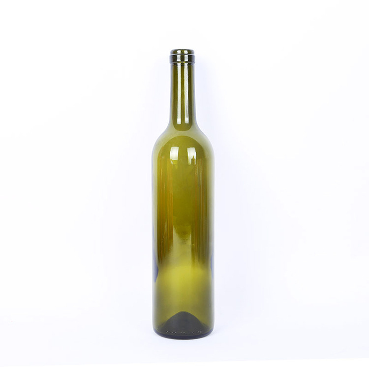 Crystal Empty Botellas de Vidrio Vino Glass Liquor Wine Bottle 500ml 750 ml