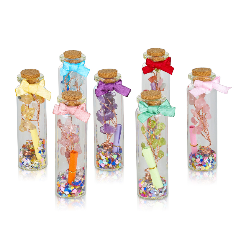 Crystals Healing Stones Special  Hot Sales Best Quality  Fashion Popuplar Customized  Good Lucky Glass  Wishing bottle