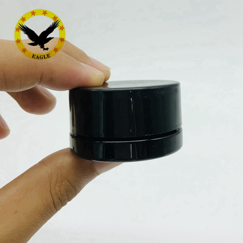 Cube square Qube shape 3ml 5ml 7ml 9ml Square Premium Glass Concentrate Jar Clear Glass jar with Child Safe Lid