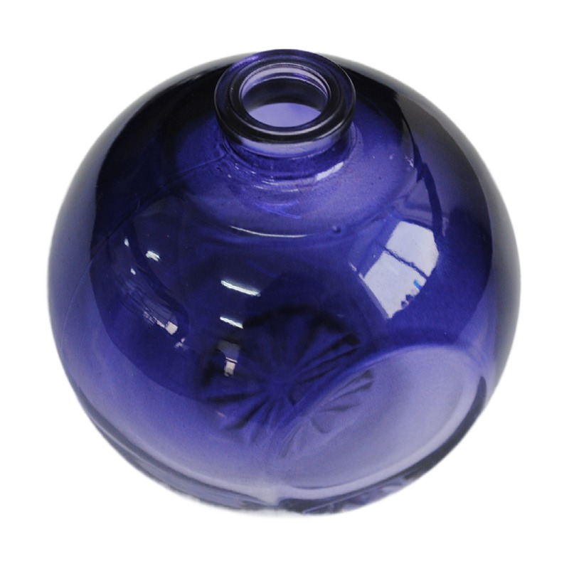 Custmized Glass Products Factory 200ML Glass Perfume Bottle Round Perfume Bottle