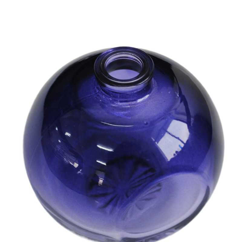 Custmized Glass Products Factory 200ML Glass Perfume Bottle Round Perfume Bottle