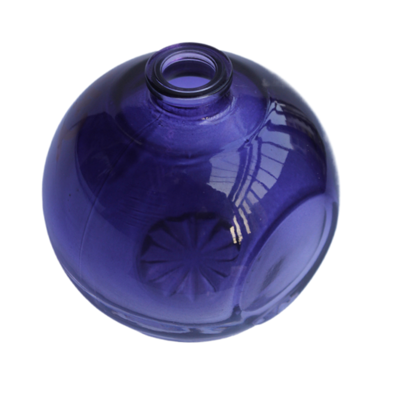 Custmized Glass Products Factory 200ML Glass Perfume Bottle Round Perfume Bottle