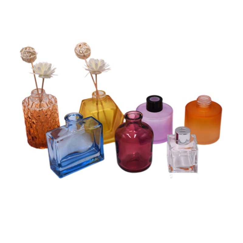Custmized Glass Products Factory 200ML Glass Perfume Bottle Round Perfume Bottle