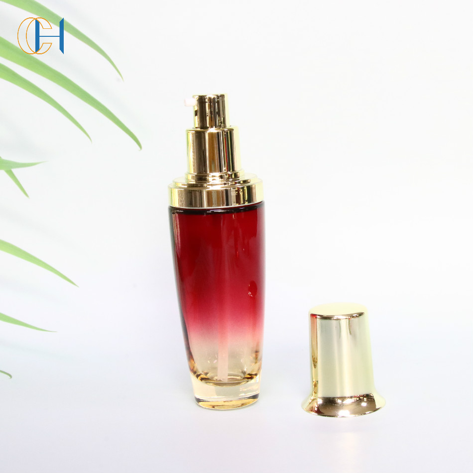 Custom 100ml 200ml 250ml large round wooden bamboo PP cream cosmetic Lotion bottle