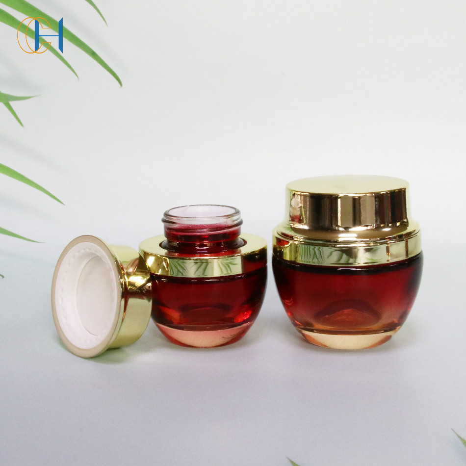 Custom 100ml 200ml 250ml large round wooden bamboo PP cream cosmetic Lotion bottle