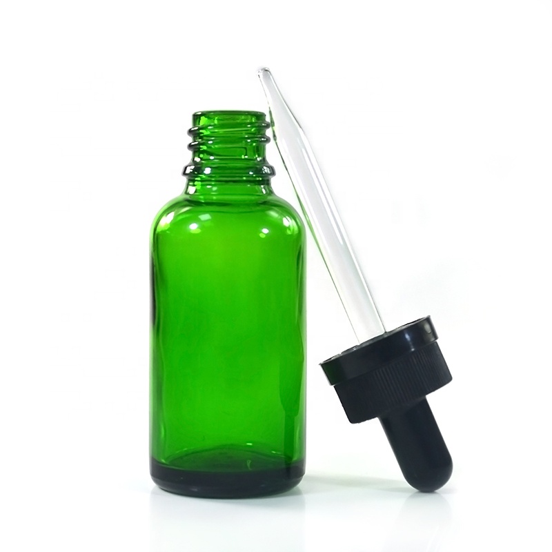 Custom 10ml 15ml 20ml 30ml 50ml 60ml 150ml Black Amber Sliver Blue Clear Glass Dropper Bottles