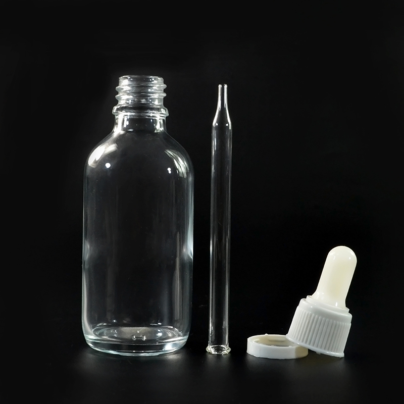 Custom 10ml 15ml 20ml 30ml 50ml 60ml 150ml Black Amber Sliver Blue Clear Glass Dropper Bottles