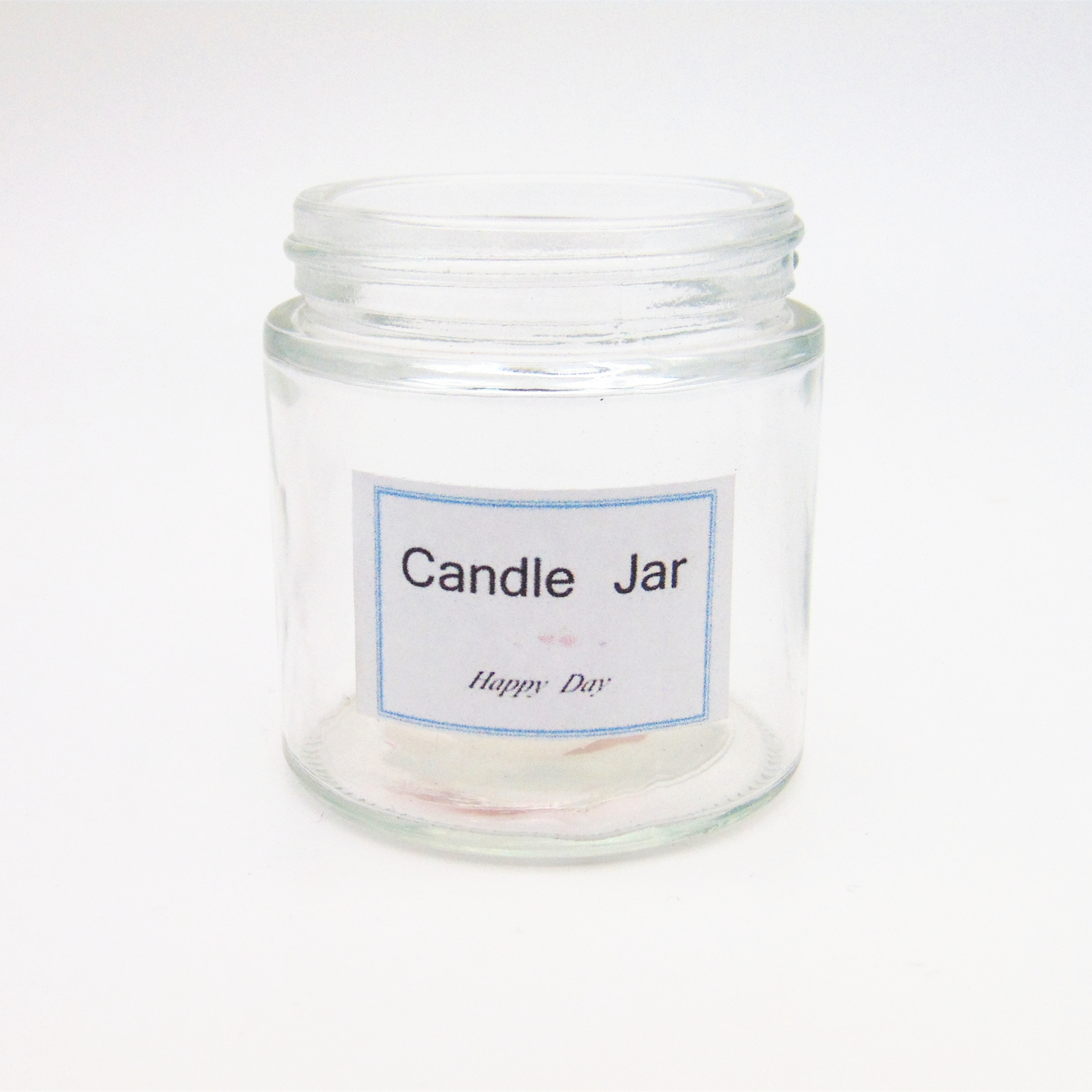 Custom 120g Cosmetic Cream Packaging Glass Jar With ALuminum Lid