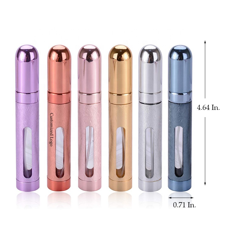 Custom 12ml Portable Mini Empty AfterShave Bottle Refillable Travel Size Spray Perfume Bottle Atomizer Perfume Spray Bottles