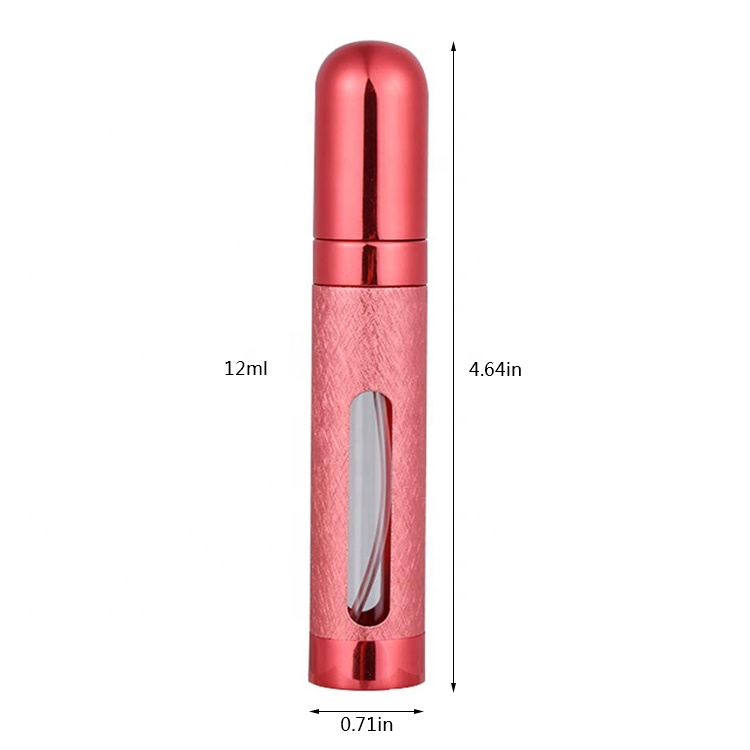 Custom 12ml Portable Mini Empty AfterShave Bottle Refillable Travel Size Spray Perfume Bottle Atomizer Perfume Spray Bottles