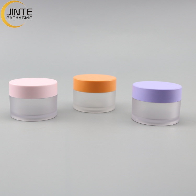 Custom 15 g 0.5 oz Skin Care Body Gel Cosmetic Petg Plastic Jars Empty Eye Cream Pink Balm Lip Scrub Container With Caps