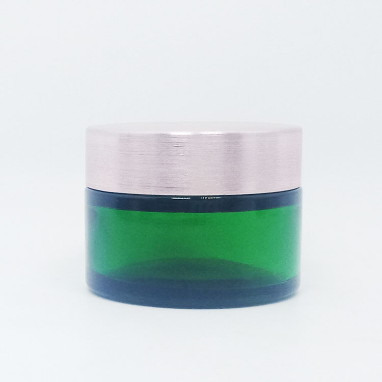 Custom 15g 30g 50g plastic black lid matte black cosmetic jar for skin cream