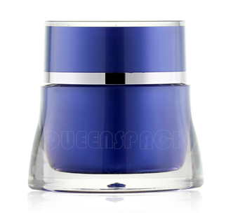Custom 15ml 30ml 50ml Plastic Cosmetic Jars High-end Cosmetic Containers Plastic Jar With Lid