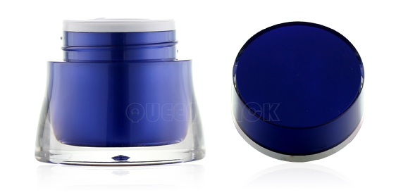 Custom 15ml 30ml 50ml Plastic Cosmetic Jars High-end Cosmetic Containers Plastic Jar With Lid