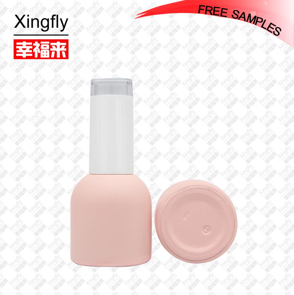 Custom 15ml Round Glass UV Nail Polish Gel Polish Bottles For Nail Polish