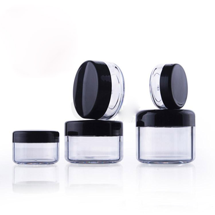 Custom 1oz 2oz 3oz 4oz Empty Clear Container Child Resistant Glass Jar with Lid