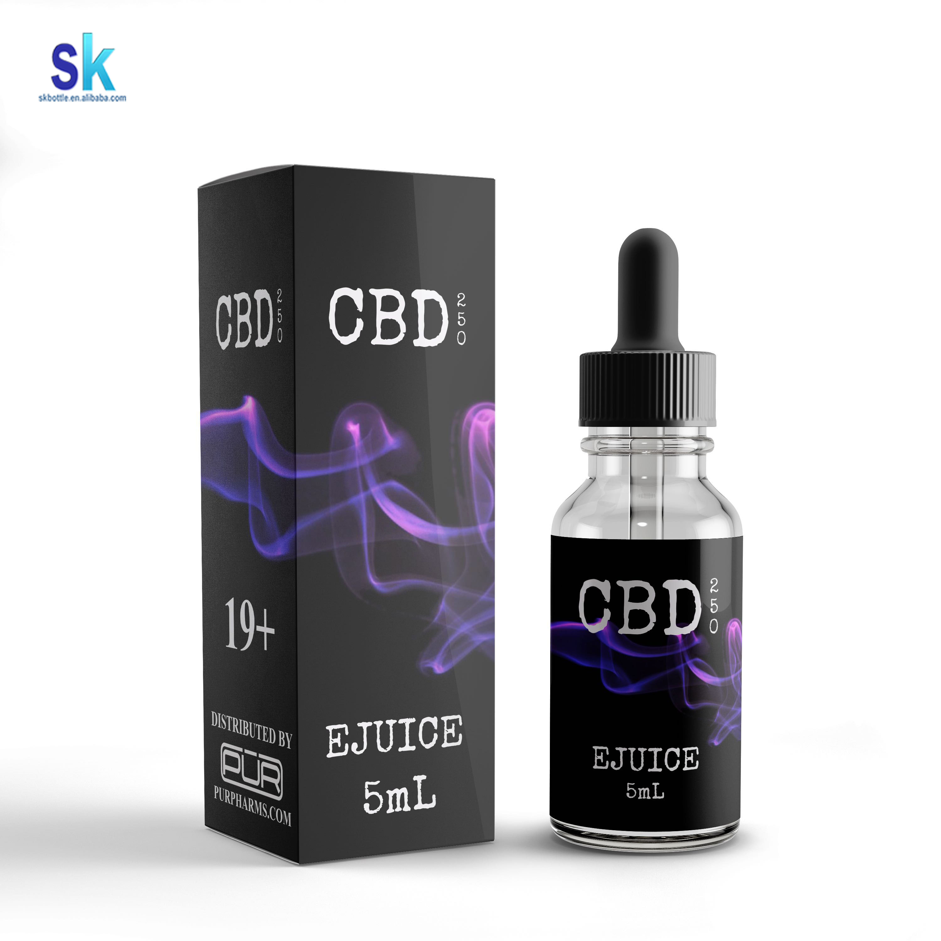 Custom 1oz 2oz 4oz amber boston round glass bottle