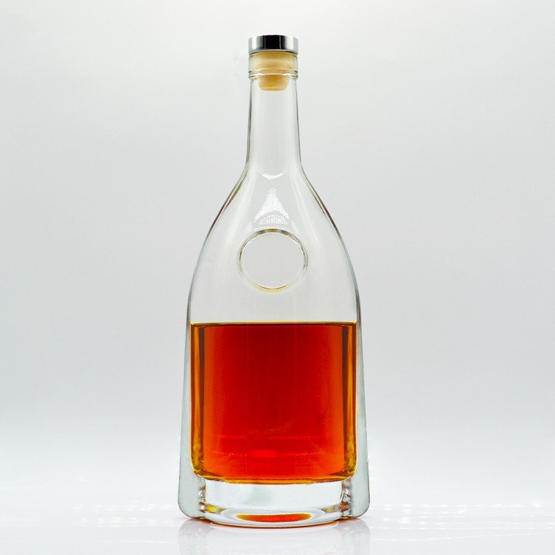 Custom 200ml 375ml 500ml 700ml 750ml 1000ml empty glass bottle vodka spirit wine bottle for liquor