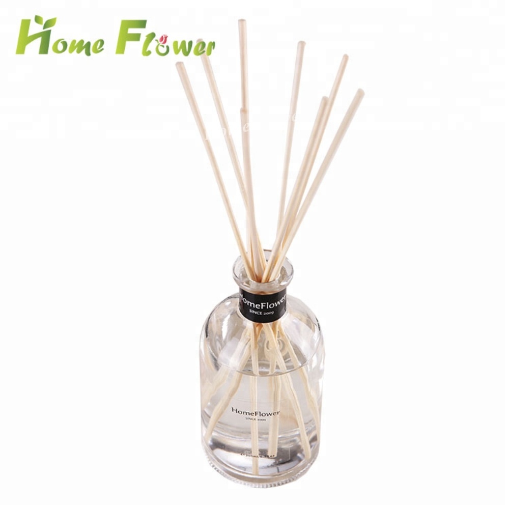 Custom 200ml Empty Cork Round Reed Diffuser Glass Bottle