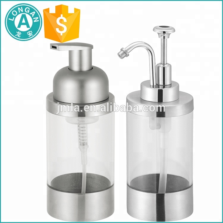 Custom 250ml Clear Empty Hand Wash Plastic Pet Square Shampoo Liquid Detergent Bottle Packaging With Body Lotion Bottle Pump