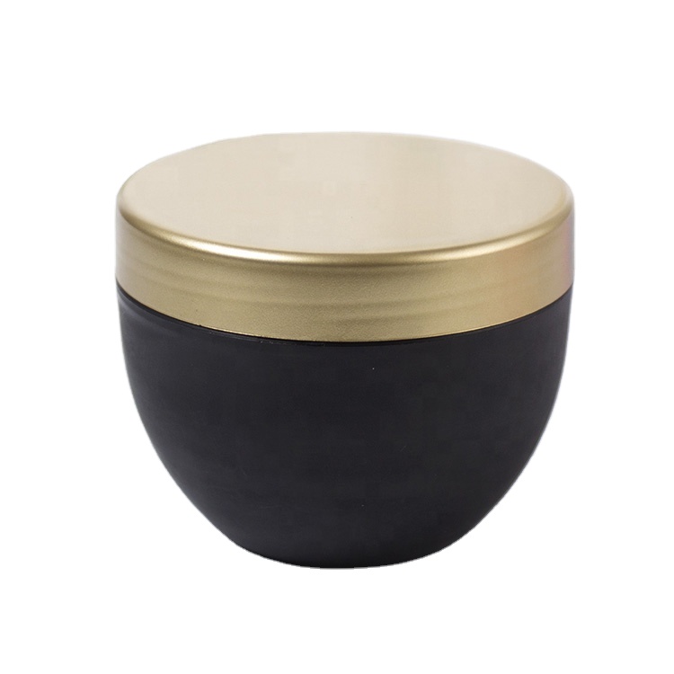 Custom 250ml plastic cosmetic jar for cosmetic container packaging body scrub jar cream jar