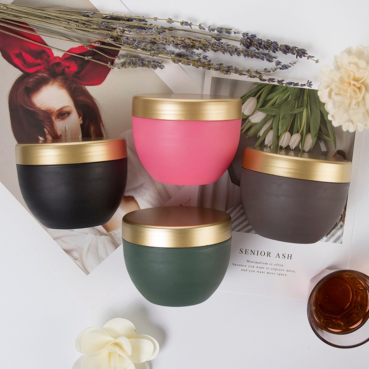 Custom 250ml plastic cosmetic jar for cosmetic container packaging body scrub jar cream jar