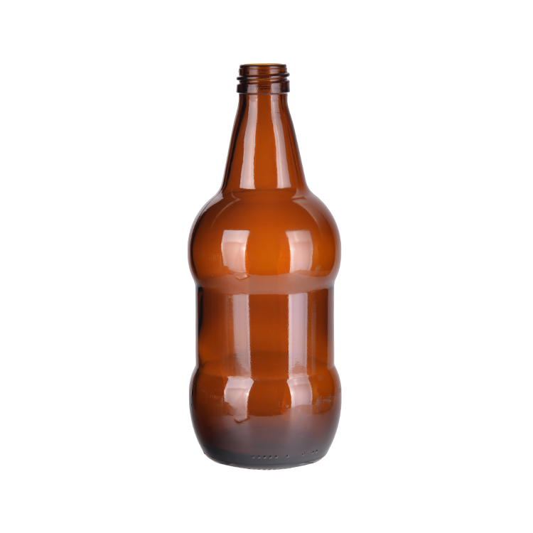 Custom 275ml 330ml 500ml 640ml Amber Green Clear Glass Beer Bottle