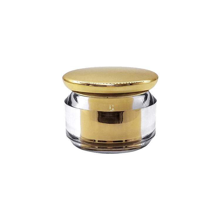 Custom 30g 50g oval acrylic cream jar